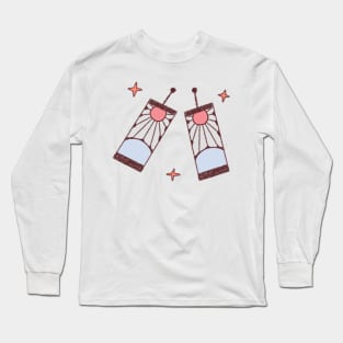 Tanjirou Earrings - Demon Slayer Long Sleeve T-Shirt